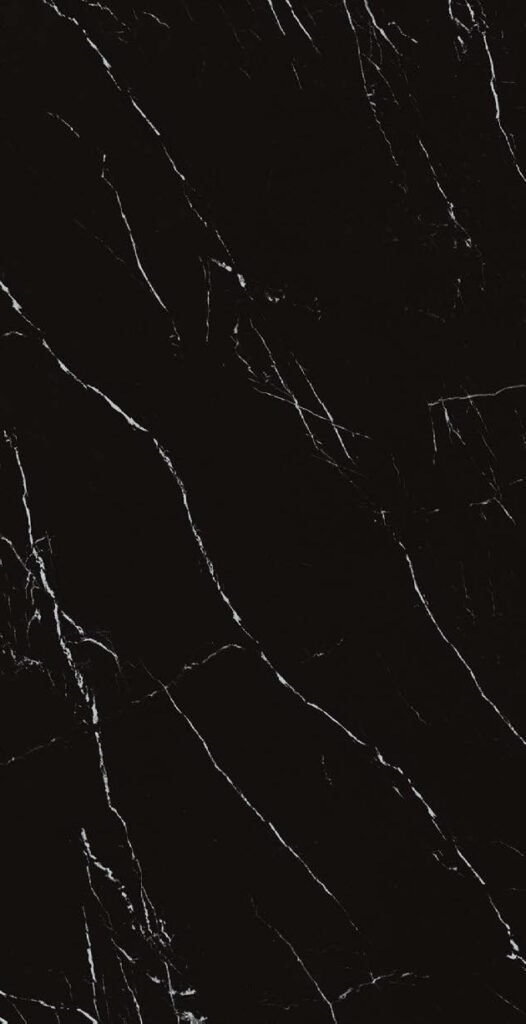Maxton Black Calacatta Porselen plaka