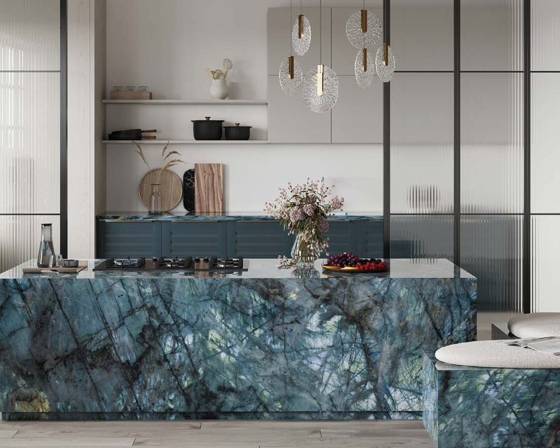 Maxton Lemurian Blue uygulama örneği