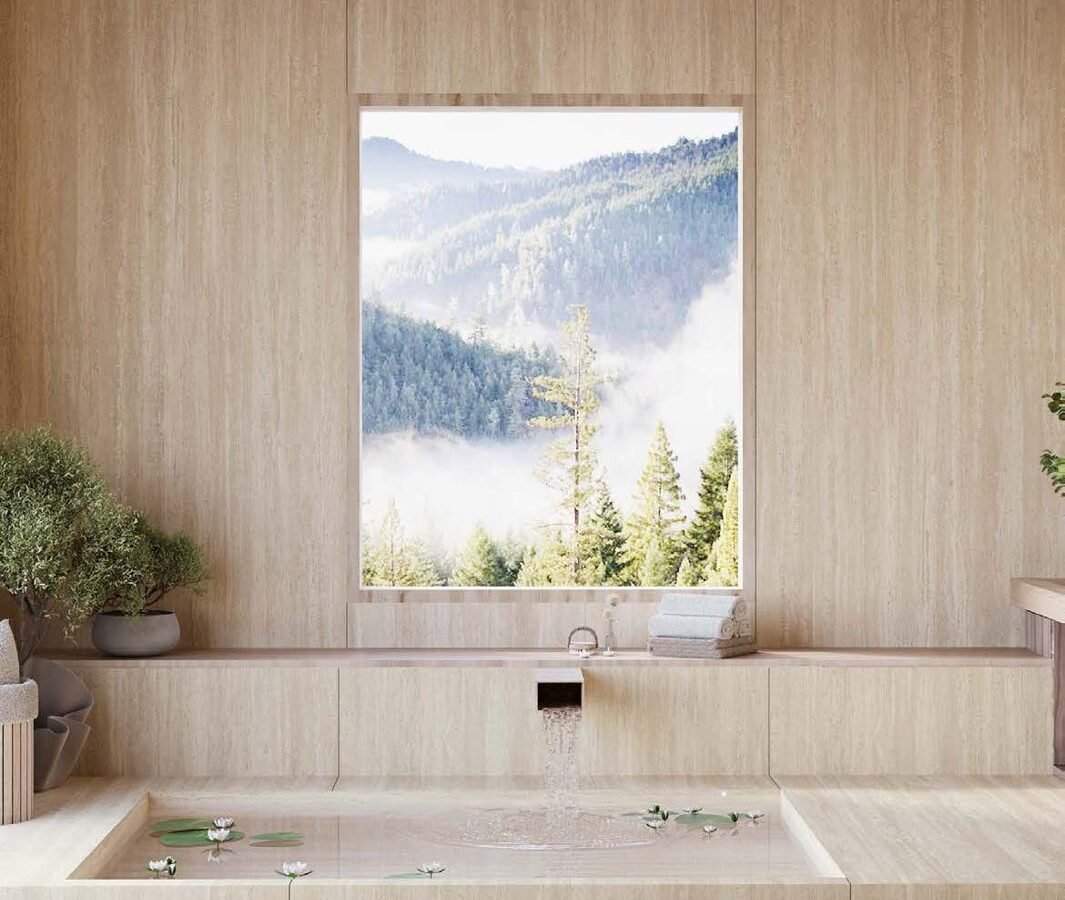 Maxton Traverten Beige uygulama örneği